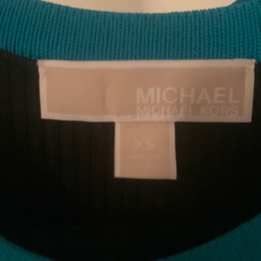Michael Kors bodycon blue dress